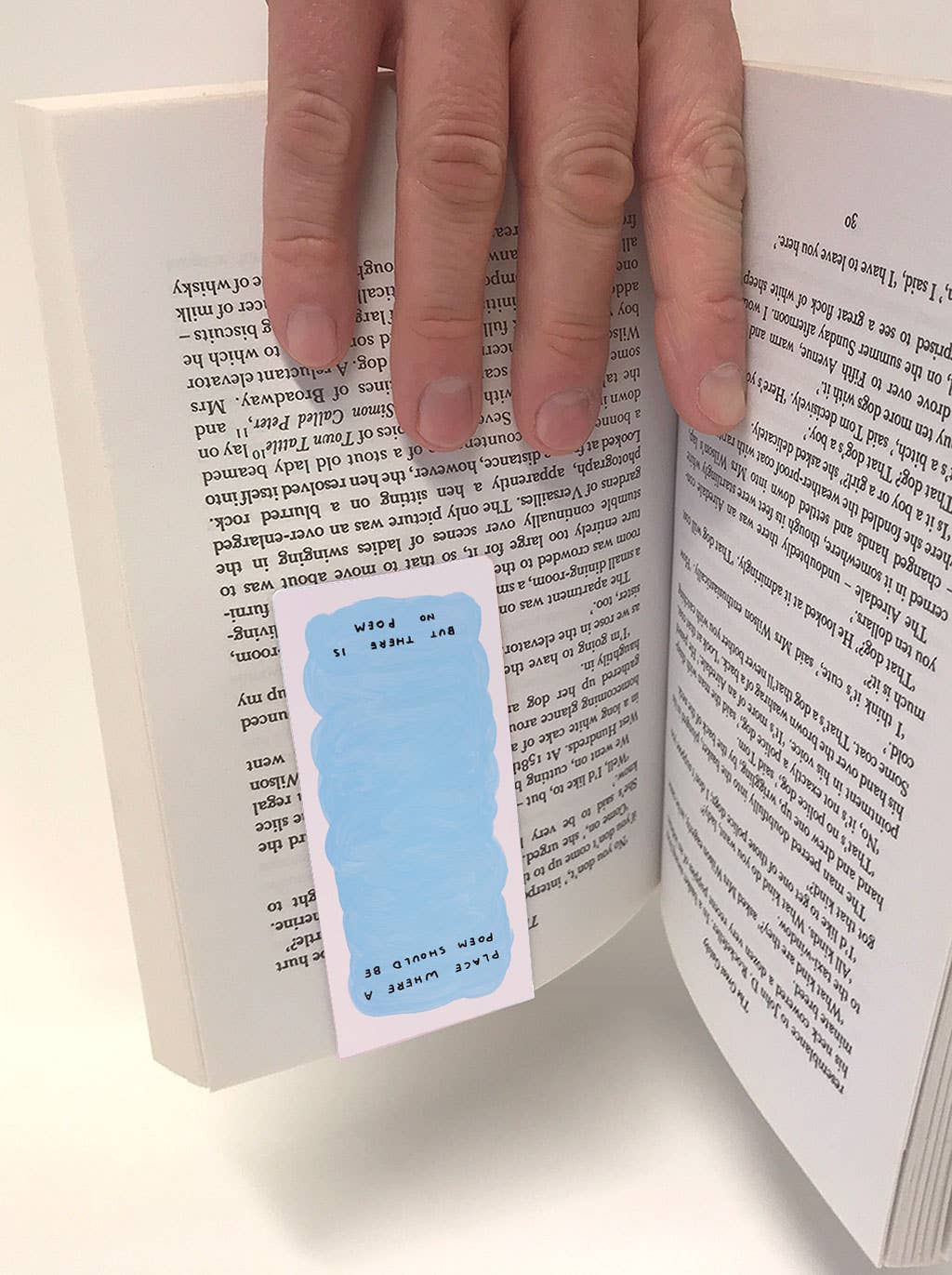 David Shrigley x Brainbox Candy The Moon magnetic bookmark, packaging detail - PABOOM