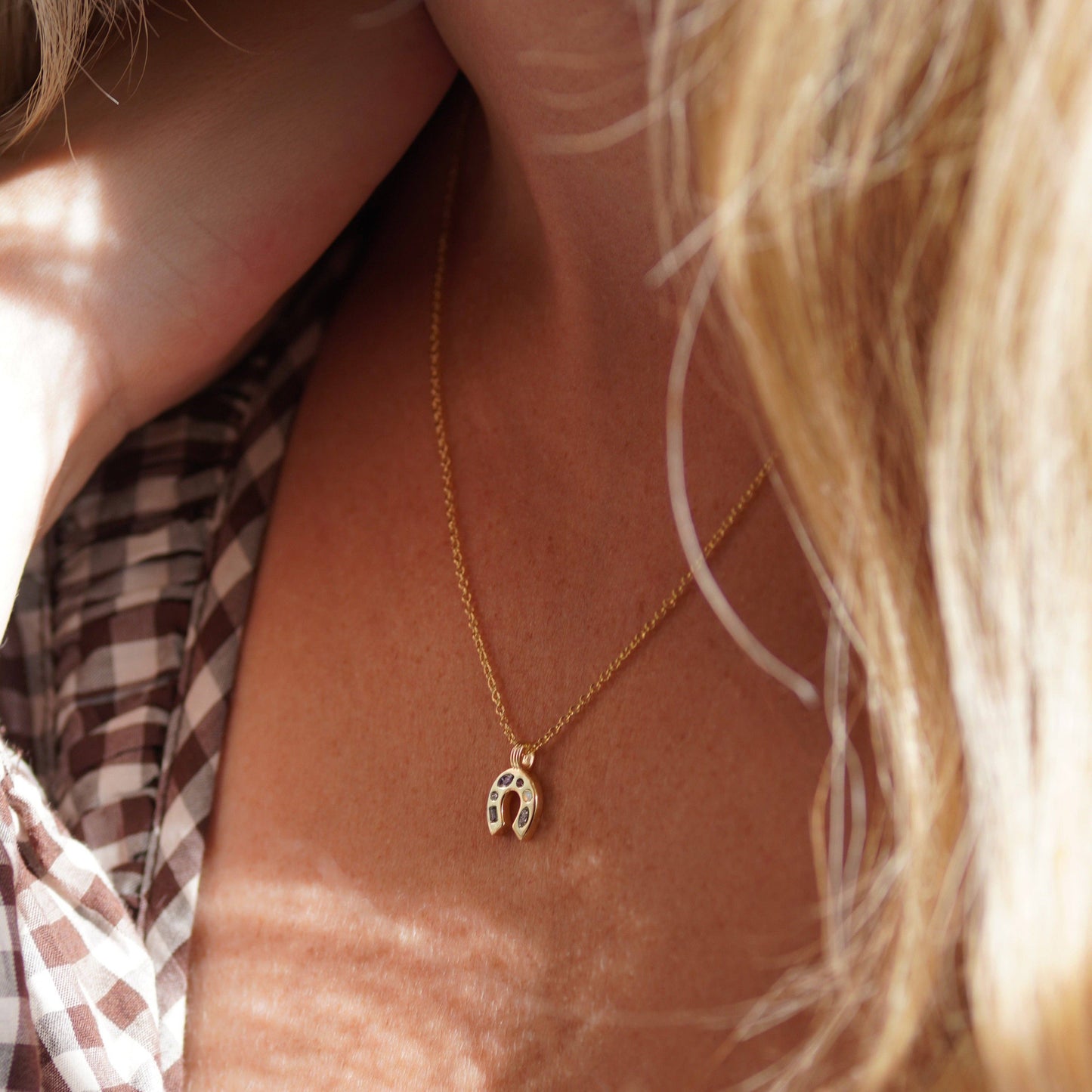 Mini Lucky Charm Necklace - Gold