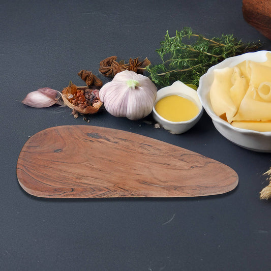 Acacia Oiled Wooden Pebble Shape Serving Board