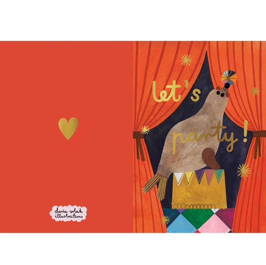 Circus Gold Foil Card