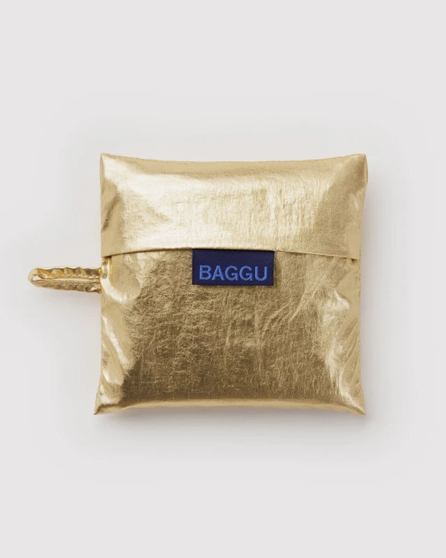 Standard Baggu Gold Metallic strap and hardware detail - PABOOM