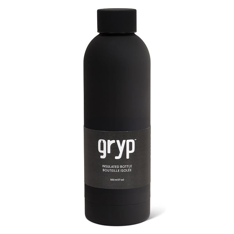 Soft Touch Thermal Bottle - Black
