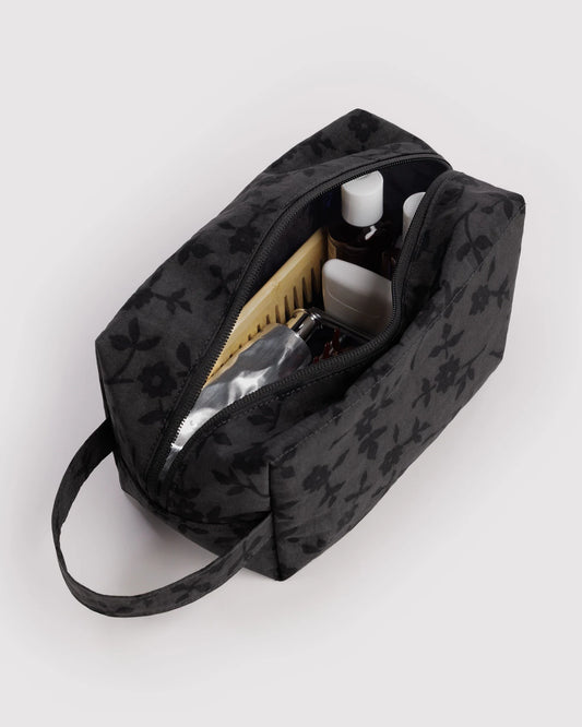 BAGGU Dopp Kit - Charcoal Ditsy Floral