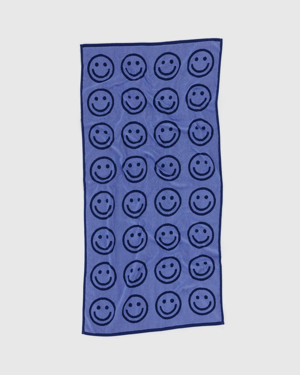 BAGGU Organic Cotton Bath Towel - Happy Blue