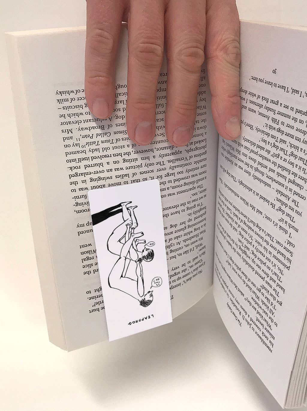 David Shrigley x Brainbox Candy magnetic bookmark, packaging detail - PABOOM