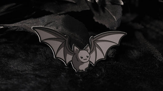 Close-up of the Bat Sticker's die-cut vinyl edges
