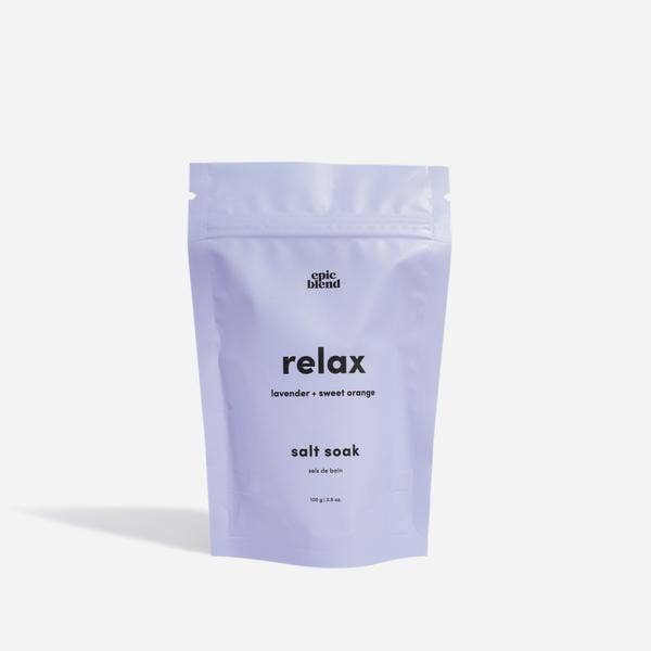 Relax Bath Salts Soak Vegan