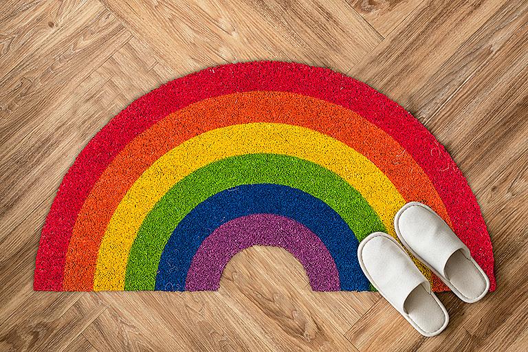 Rainbow Doormat