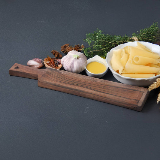 Acacia Oiled Wooden Long Serving Board