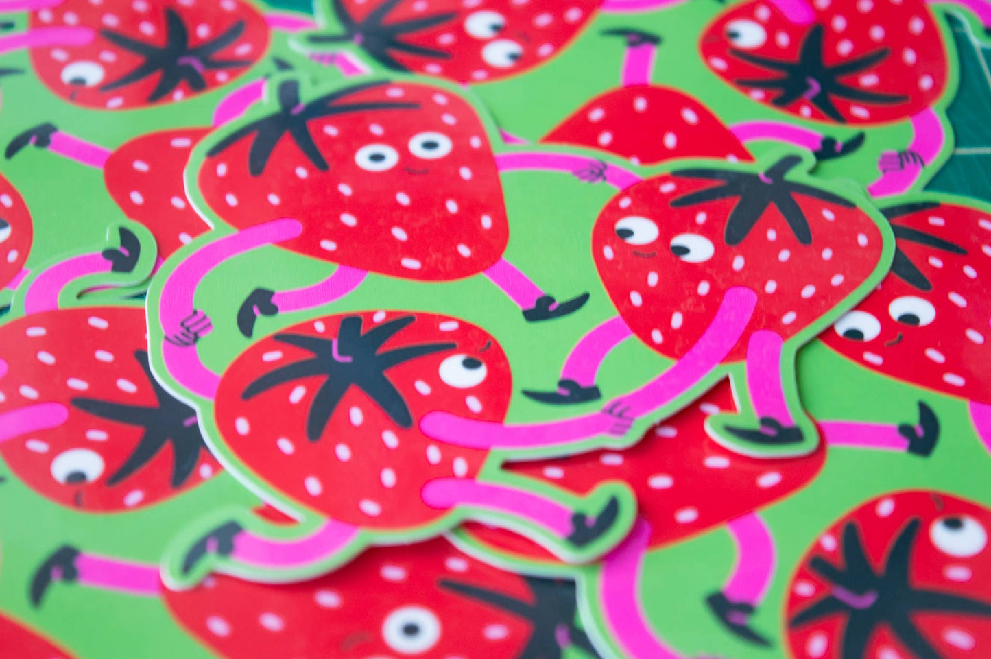 Strawberry Dance - Vinyl Sticker