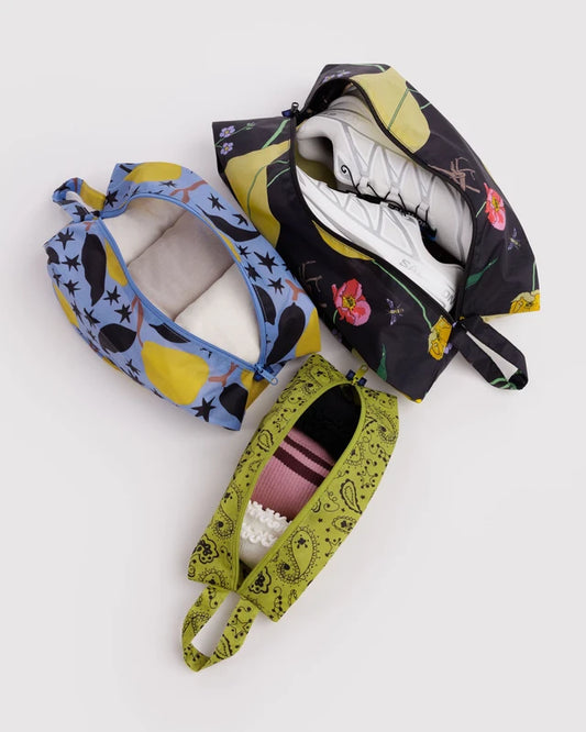 BAGGU 3D Zip Set Winter Orchard full set flat lay - PABOOM