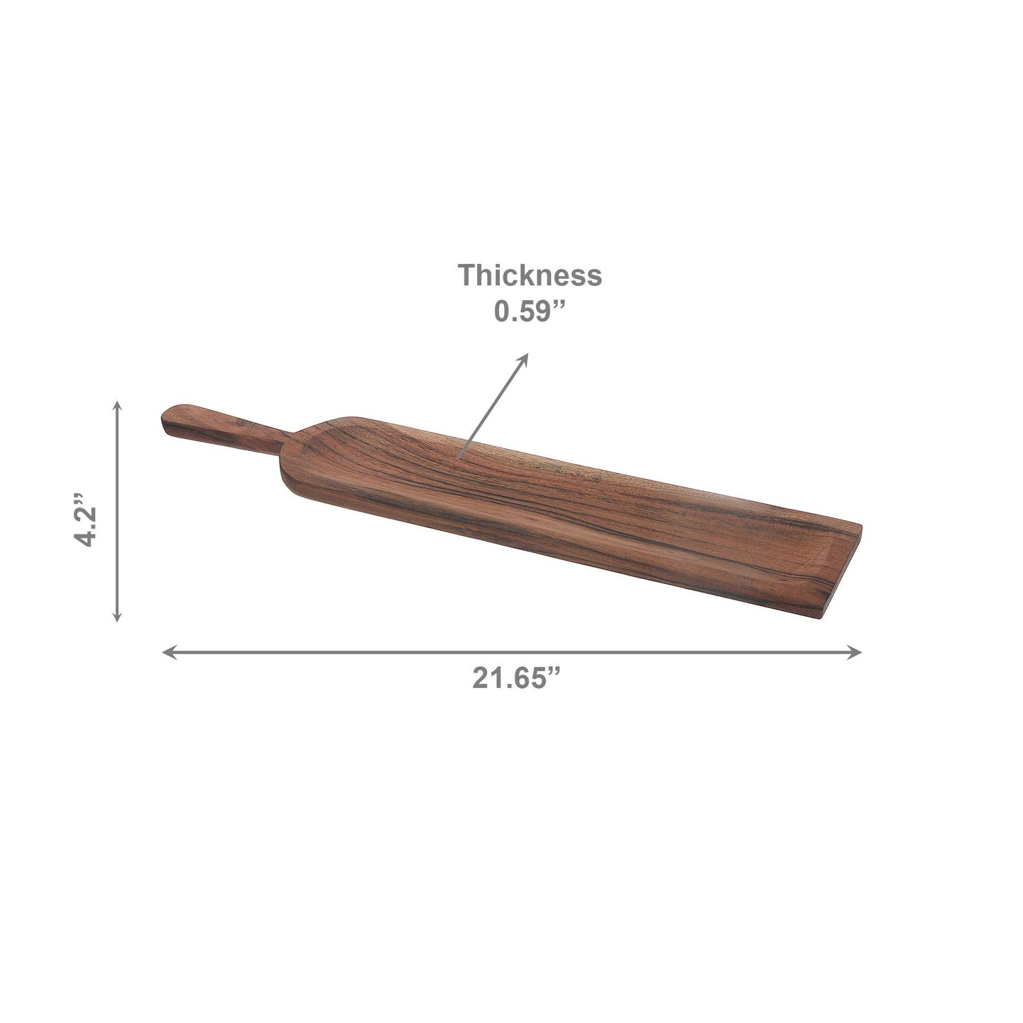 Acacia Oiled Wooden Long Serving Board