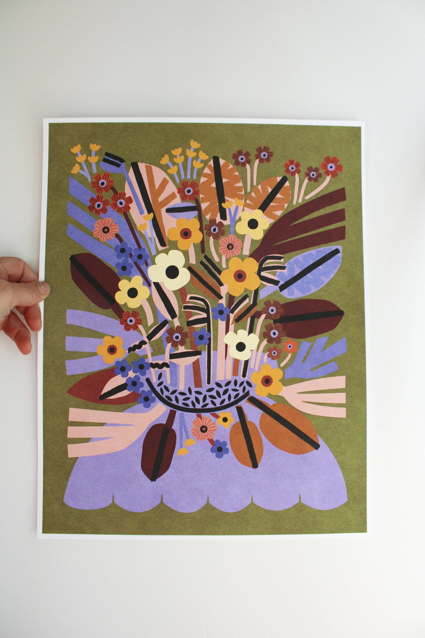 April archival print by Leah Duncan, detail view 3 β PABOOM
