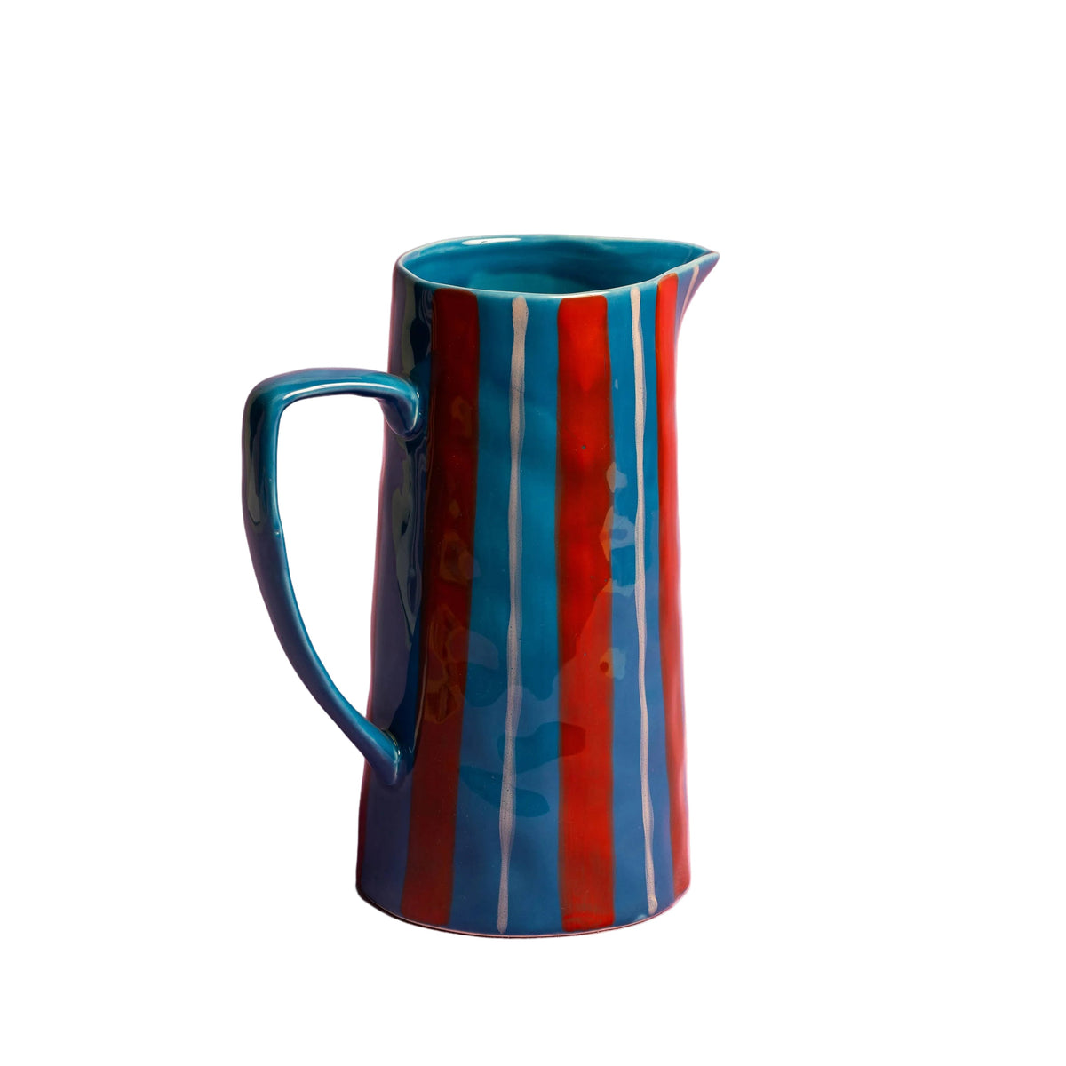 Mægen Jug - Blue/ Red