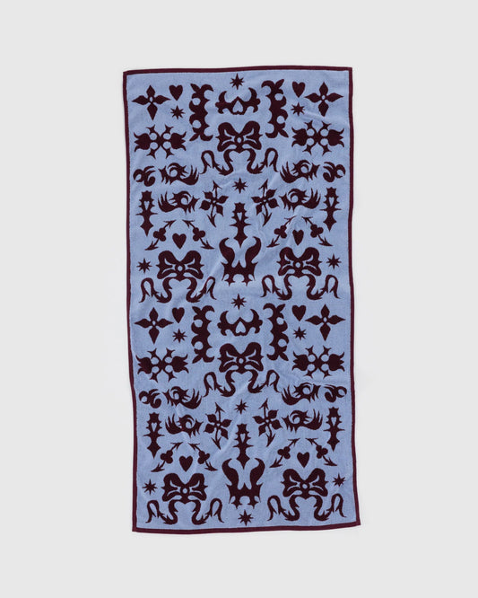 BAGGU Organic Cotton Bath Towel - Western Cut-Outs