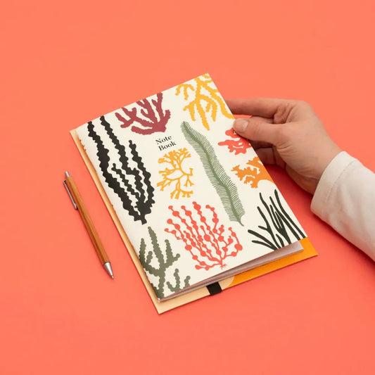 Studio Wald - UK Made - Notebook + Folder (A5) - Seaweed
