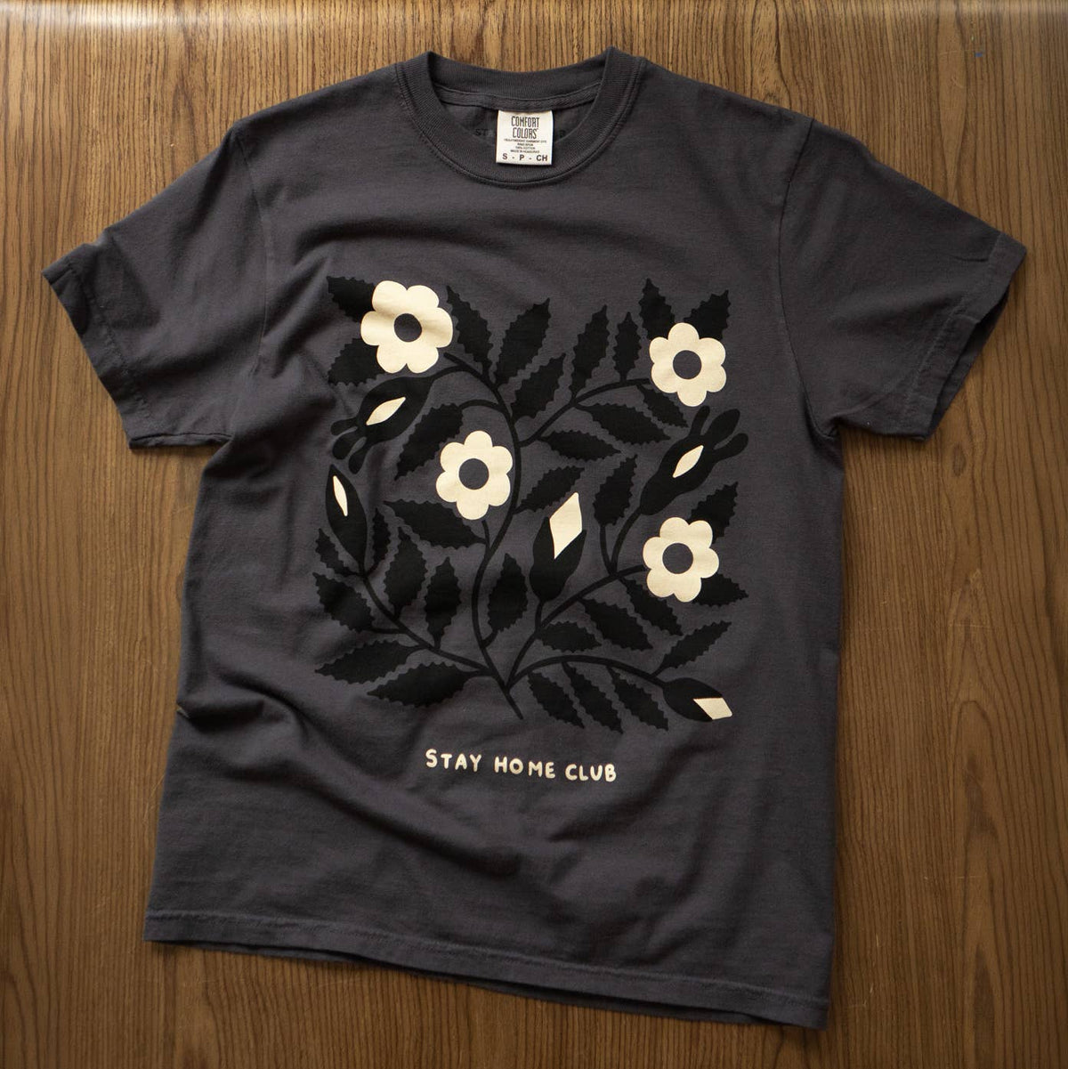Blooms 1858 Floral Graphic Tee - Graphite