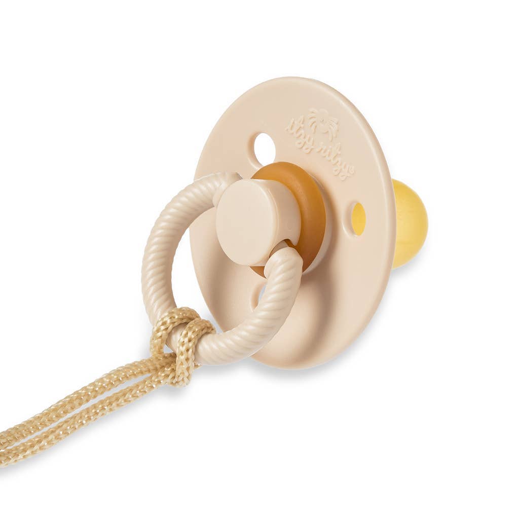 Bitzy Pal Natural Rubber Pacifier & Plush - Goose
