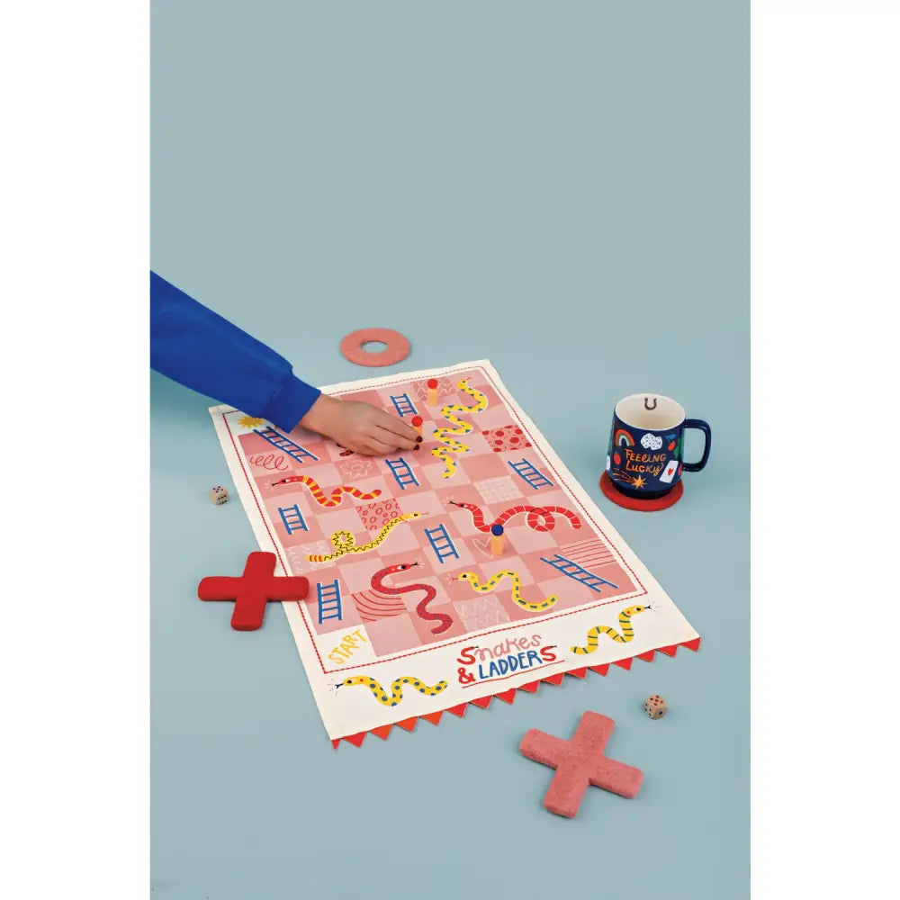 Danica - Snakes and Ladders Dishtowel