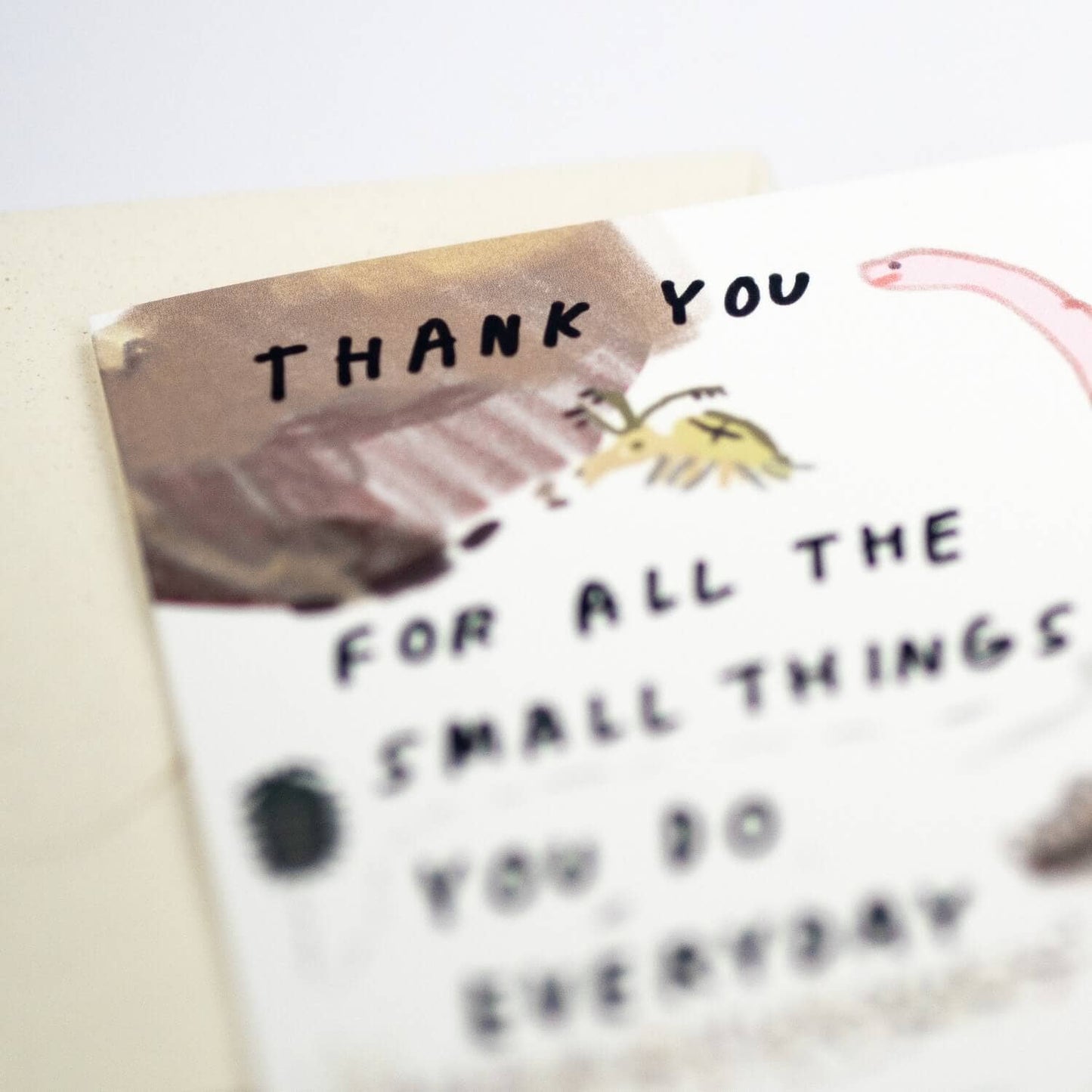 Thank You for All the Small Things Card with envelope