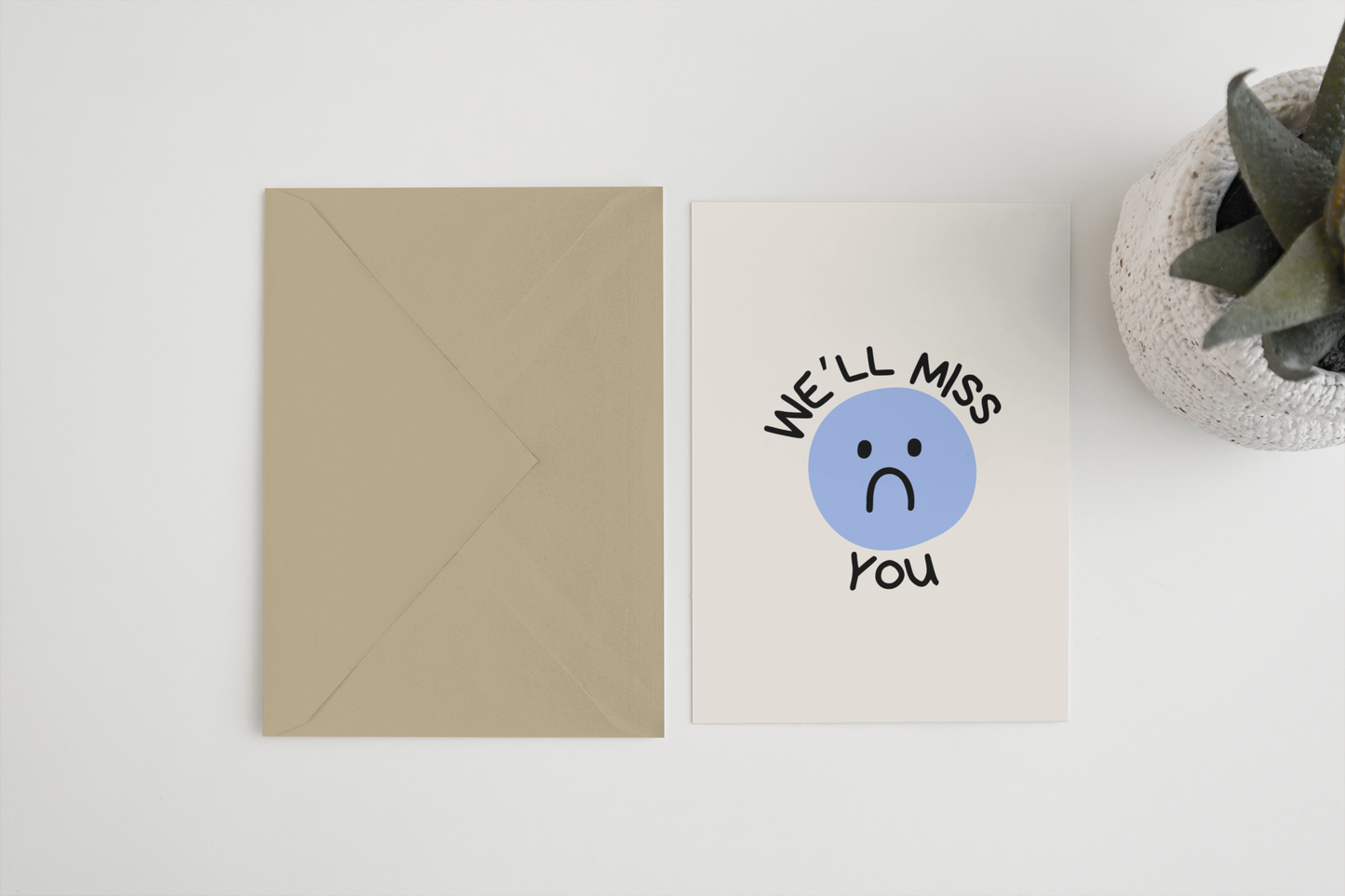 We'll Miss You Card