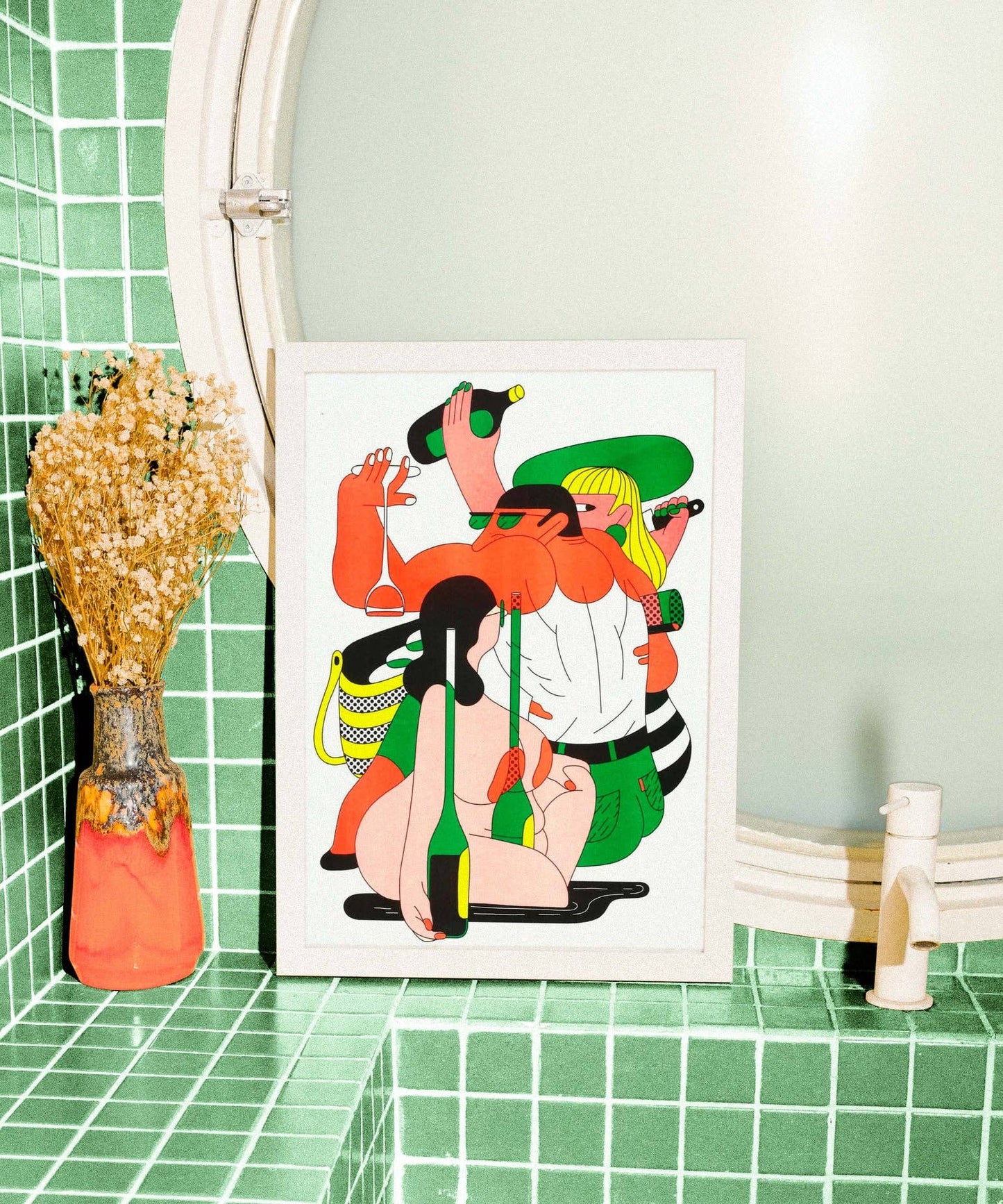 Bottle - Simon Landrein A3 Poster