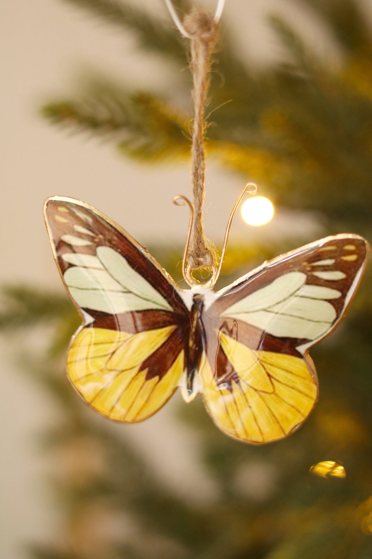 Keepsake Iron Ornament - Amber Butterfly