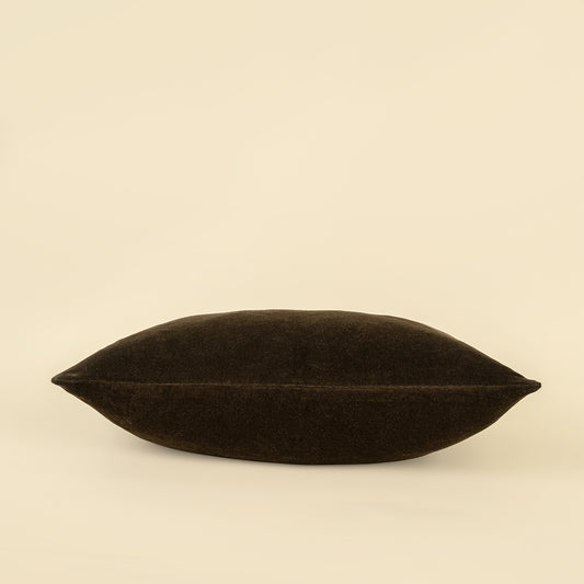 Vera Luxe Velvet Pillow - Midnight Green, 16x24