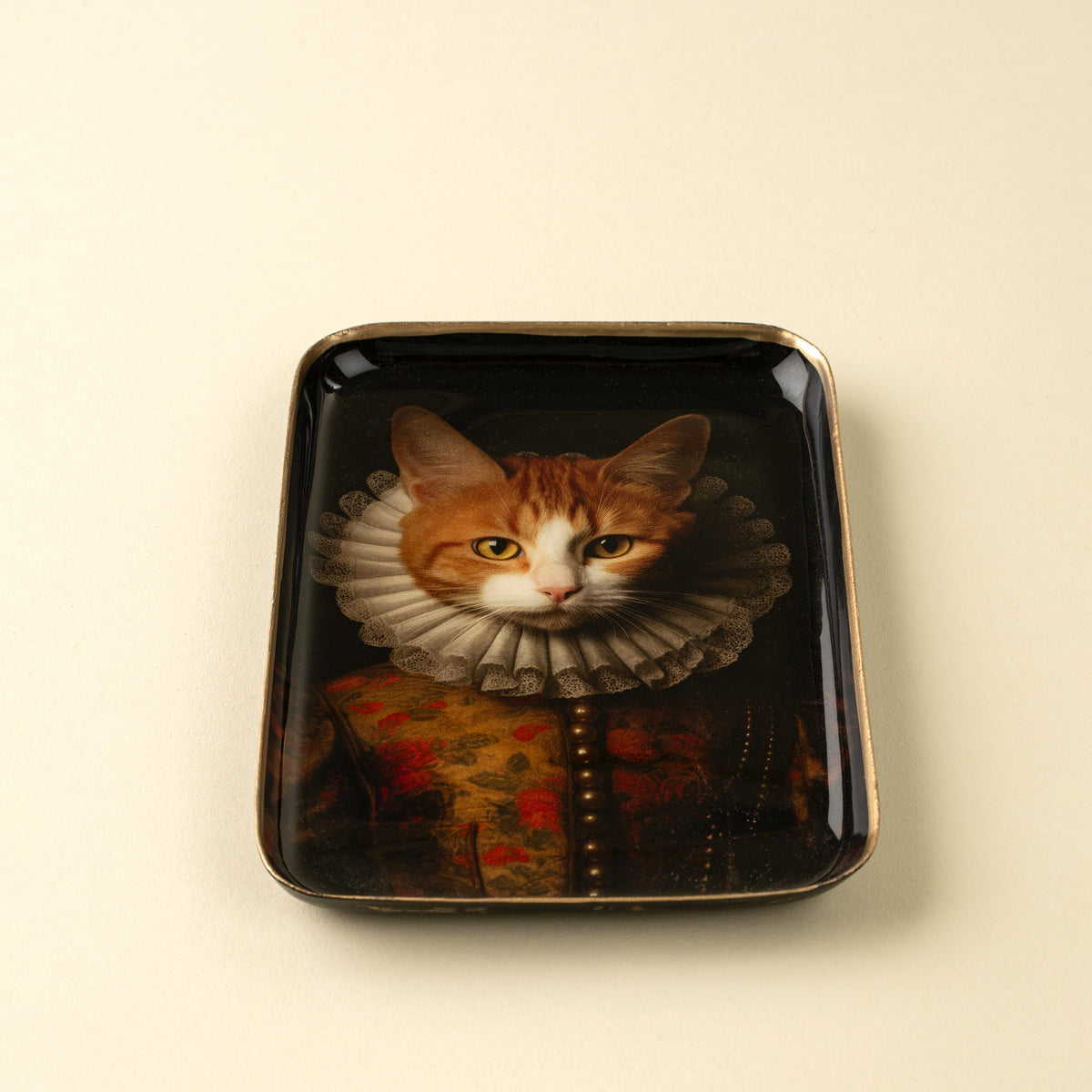 Aristocat Decorative Enameled Tray - Small