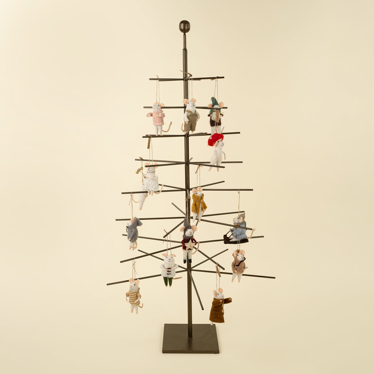 Tree Ornament Displayer shown from a side angle