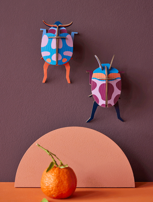 Coccinelle Couple Ladybirds Wall Art