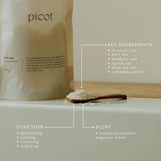 Picot Honey Tobacco Bath Soak