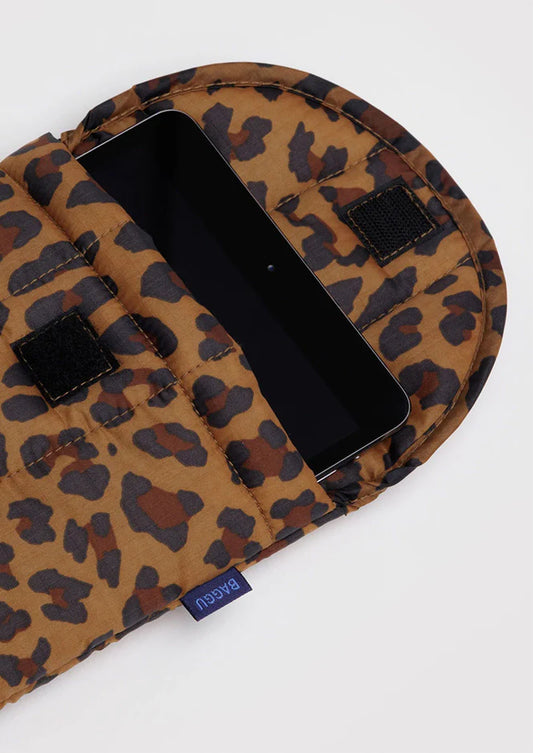 BAGGU Puffy Tablet Sleeve 8" - Leopard