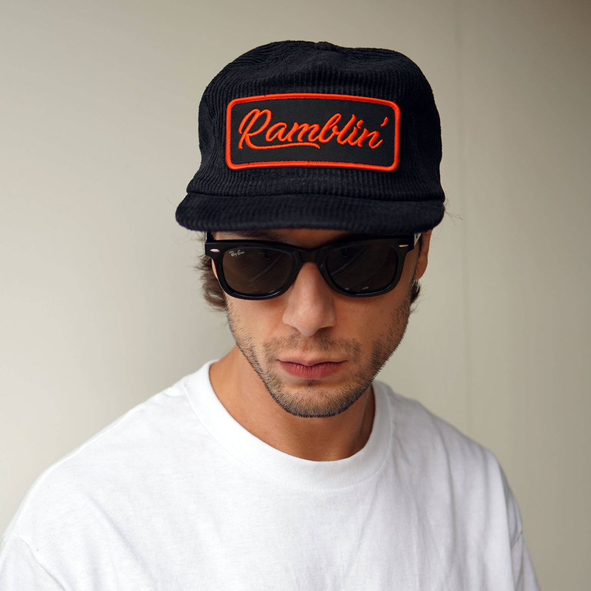 Ramblin' Corduroy Hat Black