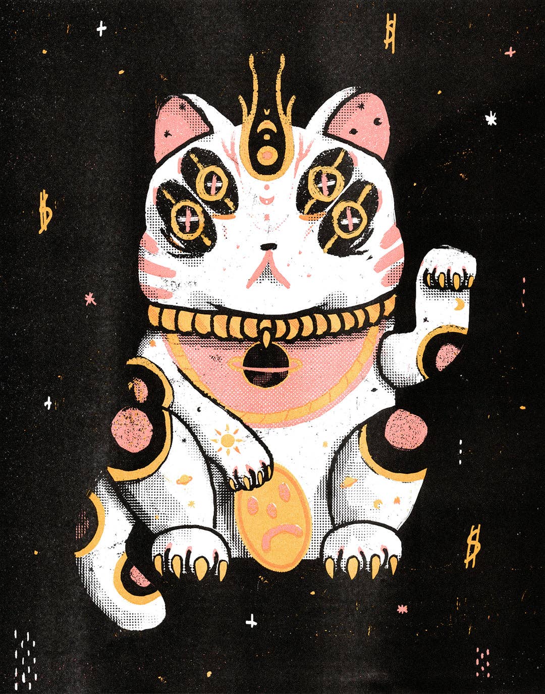 Lucky Space Cat Patch