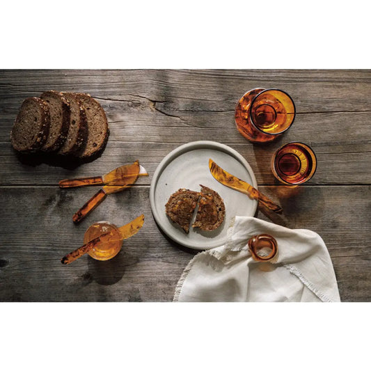 Danica - Tortoise Shell Resin Spreader Set of 4