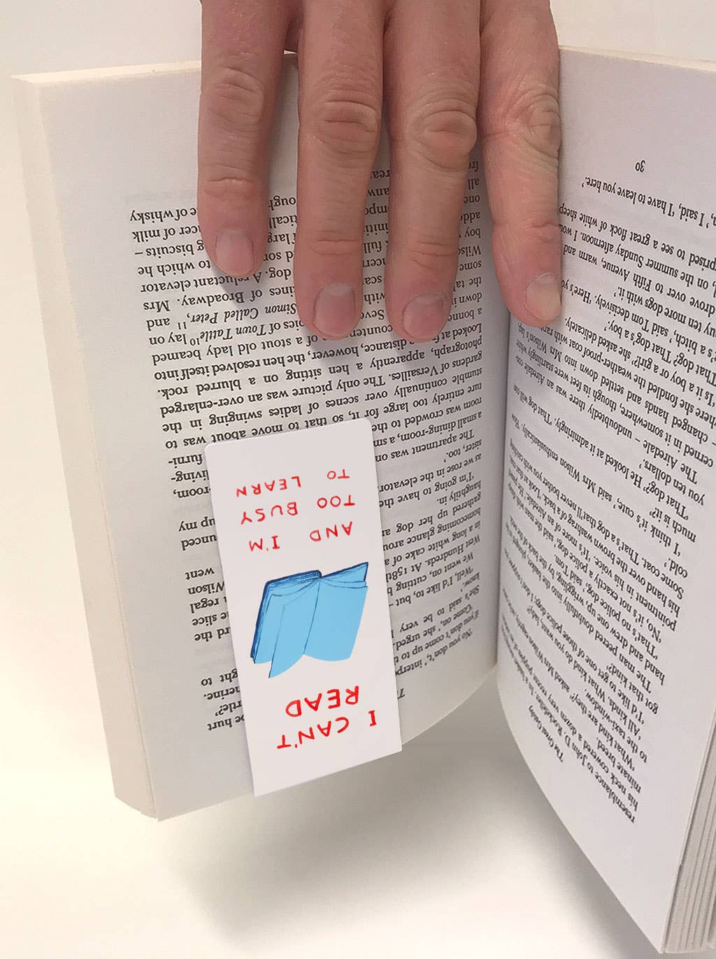 David Shrigley x Brainbox Candy Occupy the Space magnetic bookmark, packaging detail - PABOOM