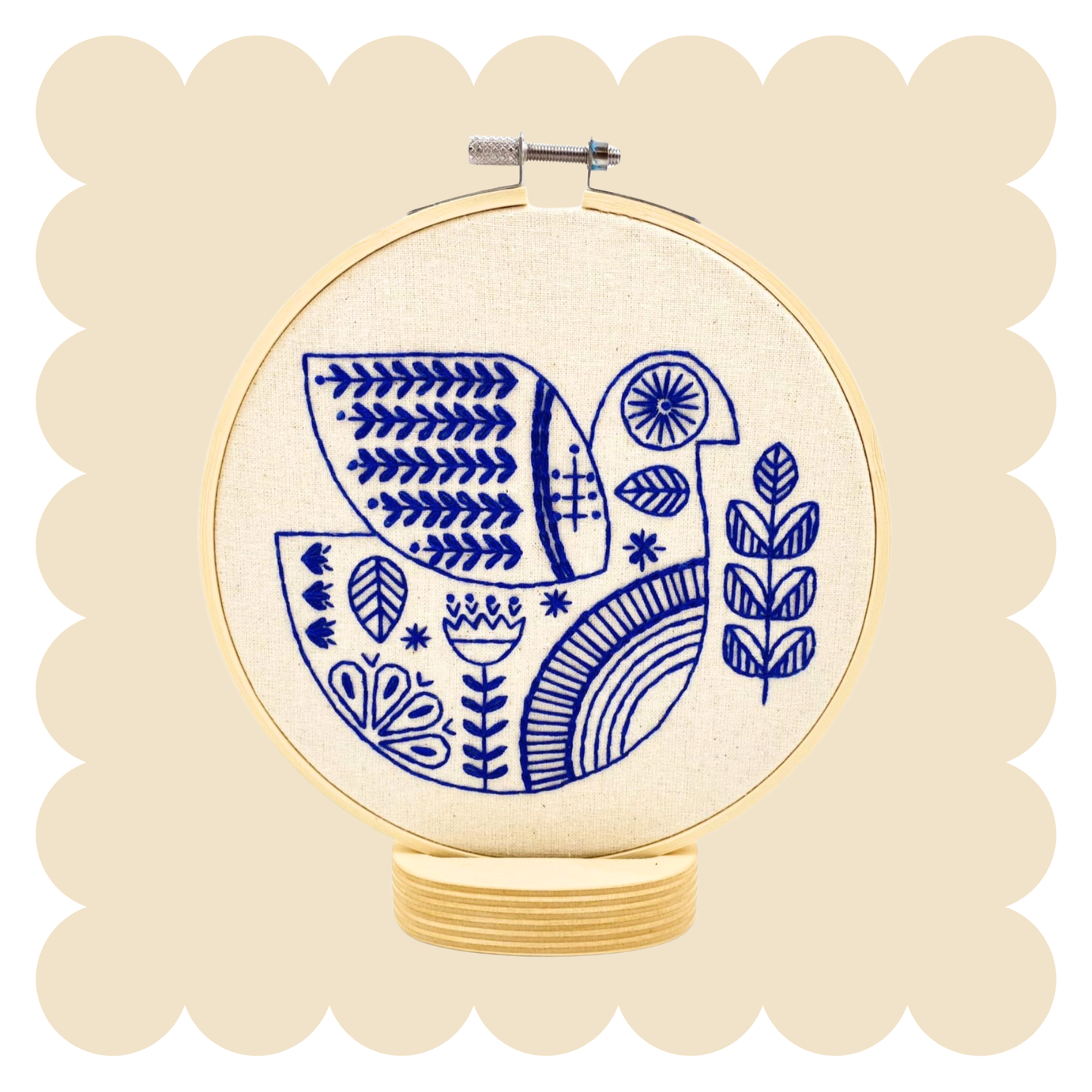 Hygge Dove Complete Embroidery Kit