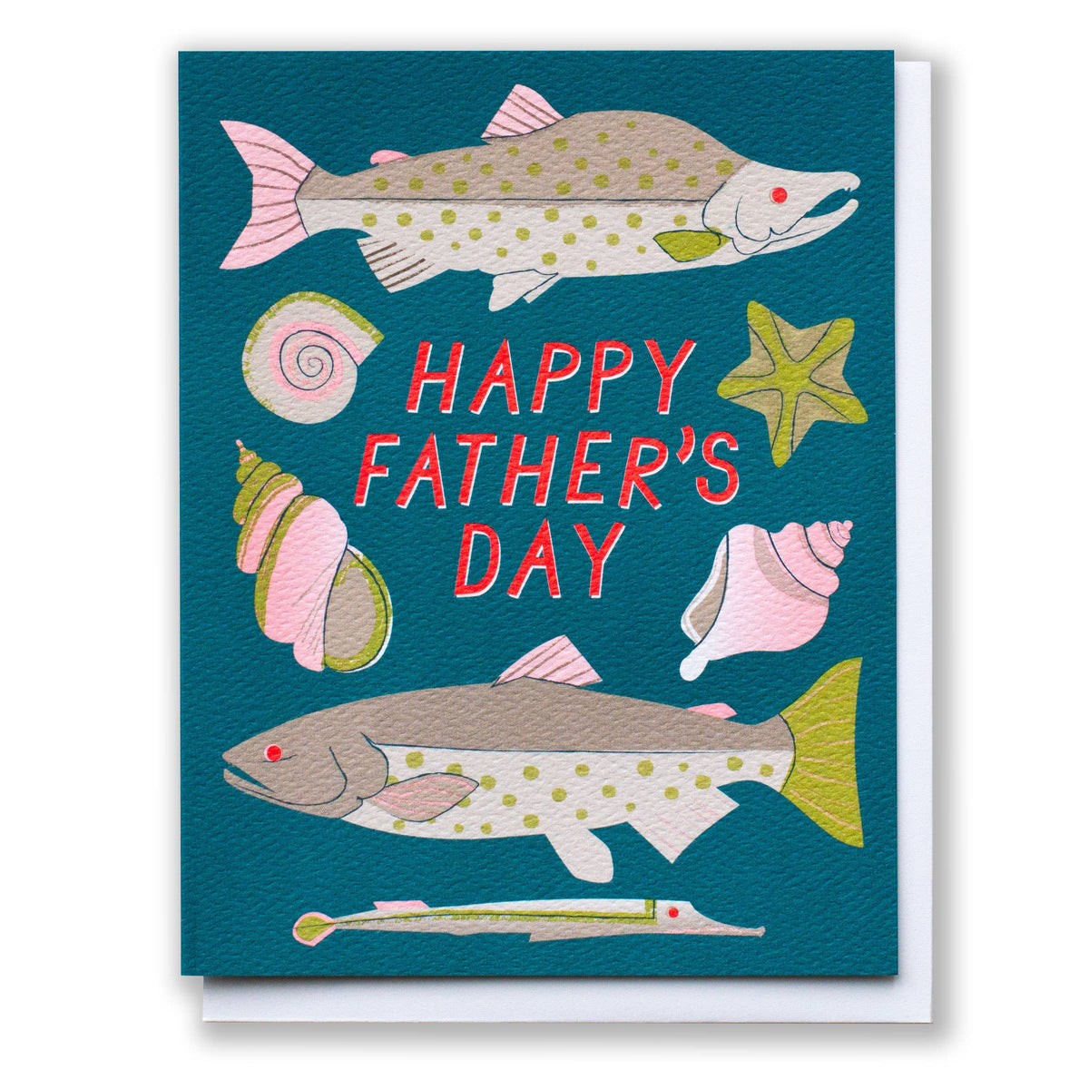 Happy Father's Day Fish Note Card