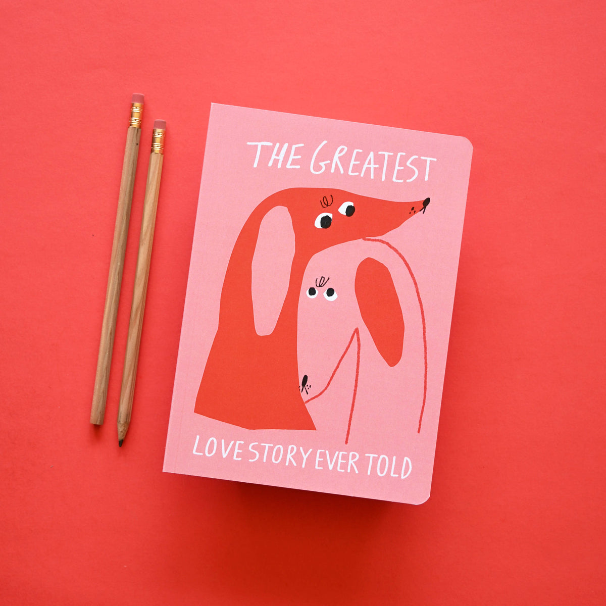 The Greatest Love Story notebook lined interior pages - PABOOM