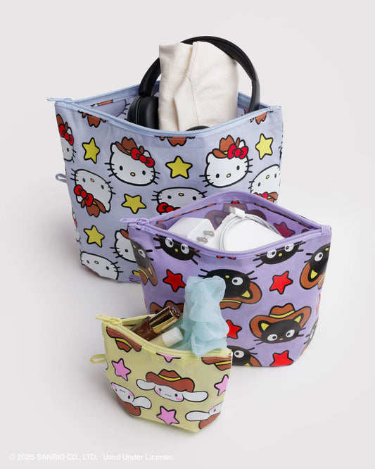BAGGU Go Pouch Set - Hello Kitty + Friends Western