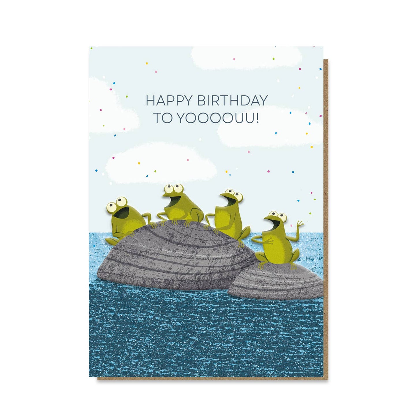 Frog Chorus Birthday Card