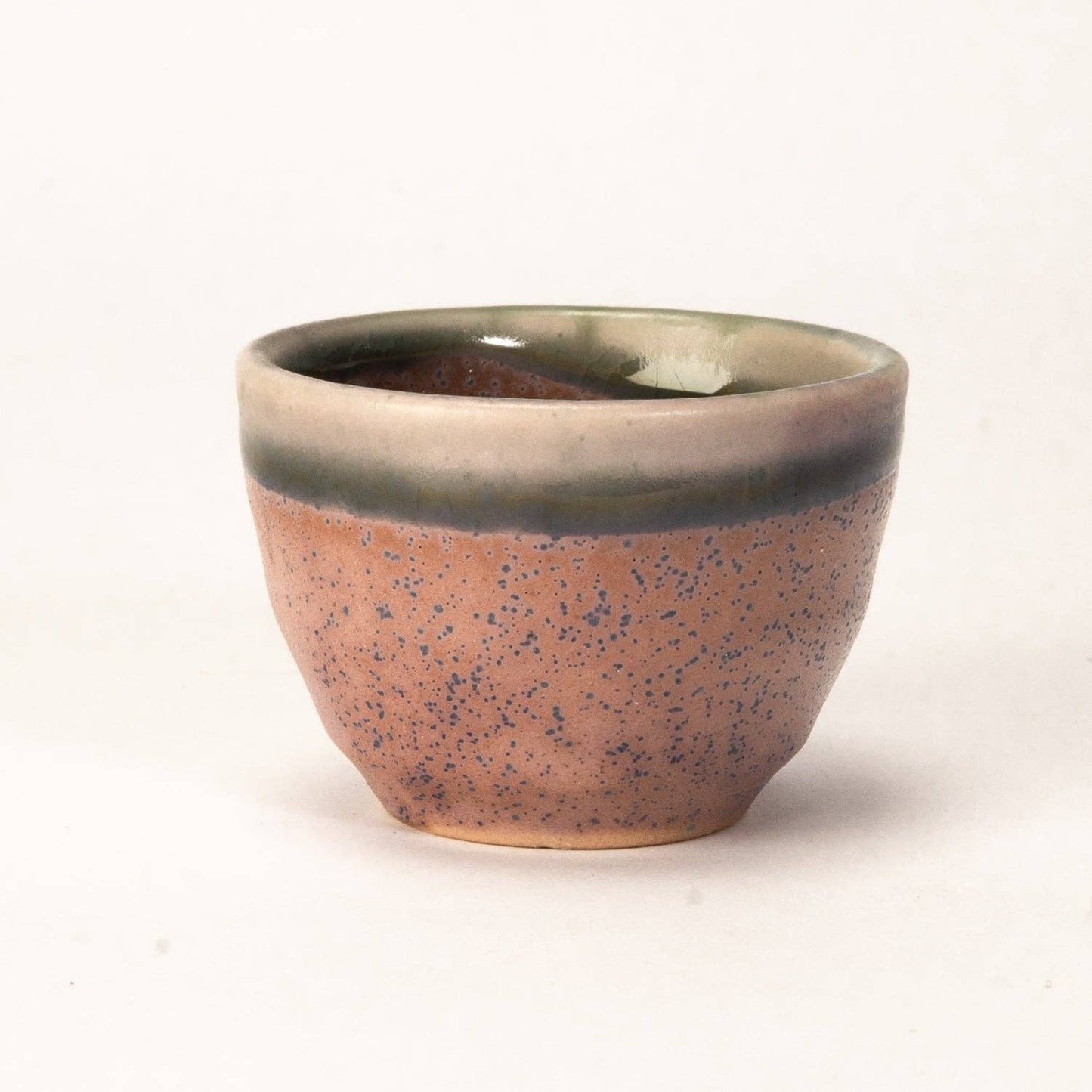 Minoware Reactive Glazed Sake Cup - Purple