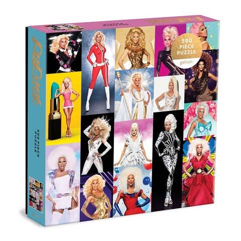 RuPaul's Drag Race 500 piece puzzle completed image - PABOOM