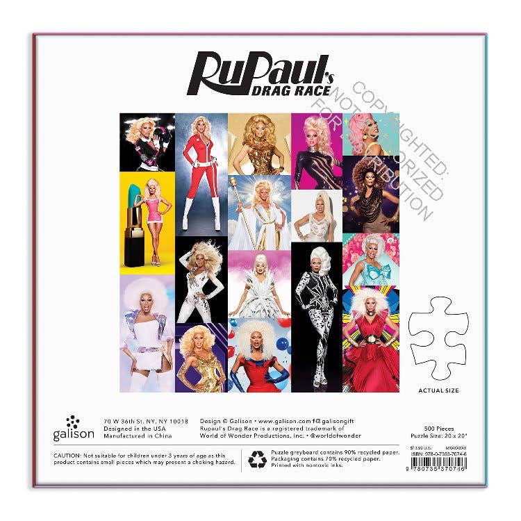 RuPaul's Drag Race Galison puzzle gift - PABOOM