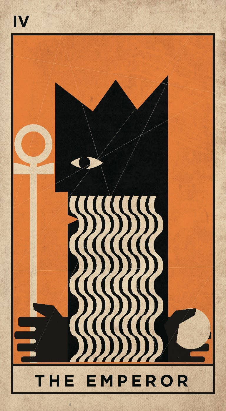 Chromatika Tarot geometric card artwork - PABOOM