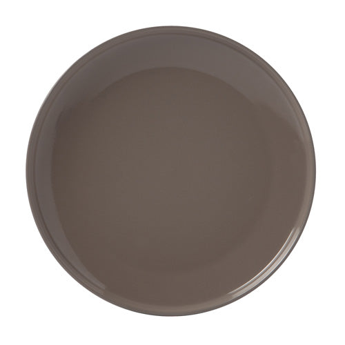Taupe Gaia stoneware dinner plate - PABOOM