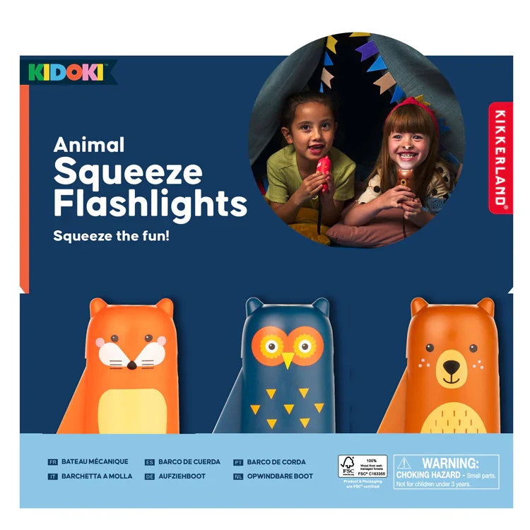 Kidoki Squeeze Flashlight - Bear