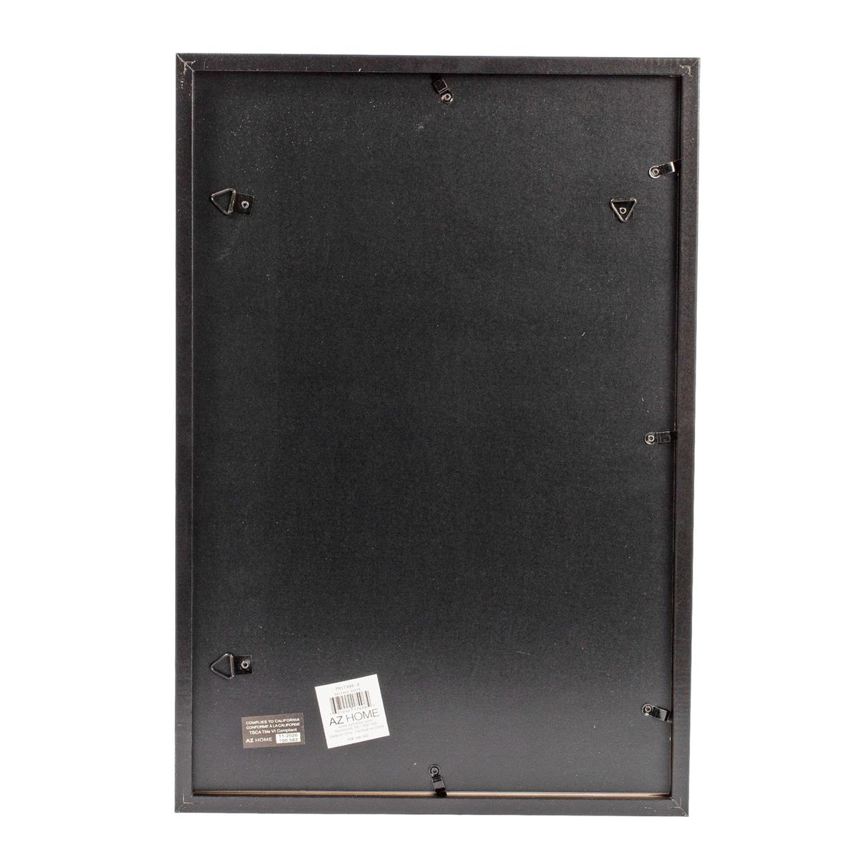 Gallery Frame Double Matted Black 12x18β (8x12")