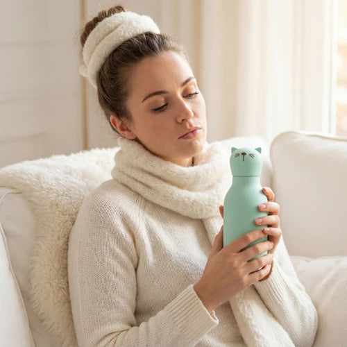 Bestie Vaccum Insulated Water Bottle - Cat